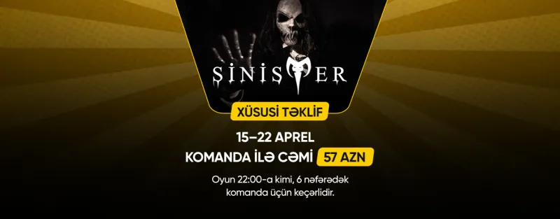 Sinister-də Xüsusi Həftə Başlayır!, Escape Room Game